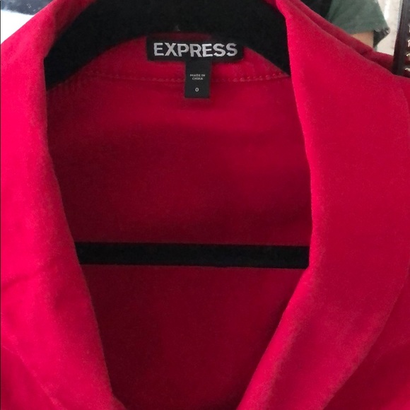 Express Red Blazer - Picture 2 of 4